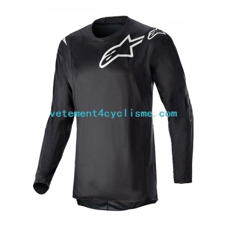 Homme Maillot VTT/Motocross Manches Longues 2023 ALPINESTARS RACER GRAPHITE N001
